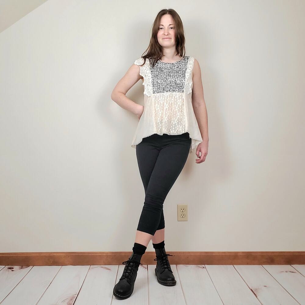 Style & Co Jegging Capris Black PS